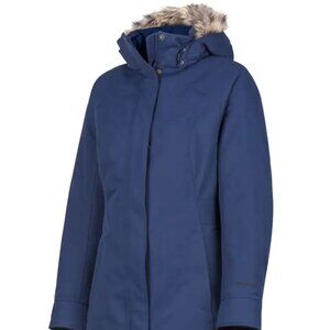 Marmot Chelsea 700 Fill Down Parka, Navy, Women's M